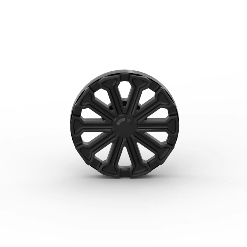 小颗粒积木 MOC 18979a 8格汽车跑车轮罩 轮毂盖拼装玩具配件零件