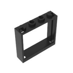 JMTMOC兼容60594积木零件1x4x3窗框 小颗粒拼装积木DIY配件