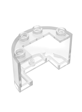 MOC小颗粒积木散件 24593 35402 2x4x2半圆柱N0JHH1182D010