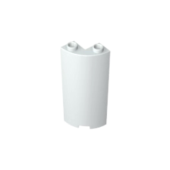 MOC 30987 小颗粒78594国产配件 2x2x5四分一弧形墙壁板