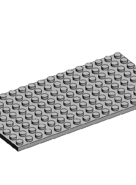 【森宝】儿童拼装底板积木配件 矮8*16孔 92438 NO.Y1115