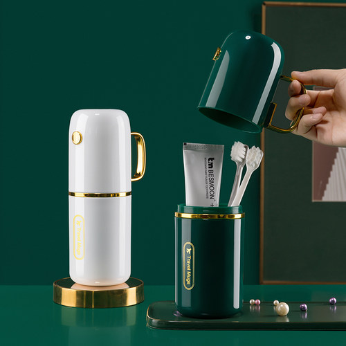 一杯搞定开学季便携刷牙杯