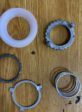 海拉5透镜固定垫片H4 H7 9005无损透镜固定螺丝通用配件包H4螺母