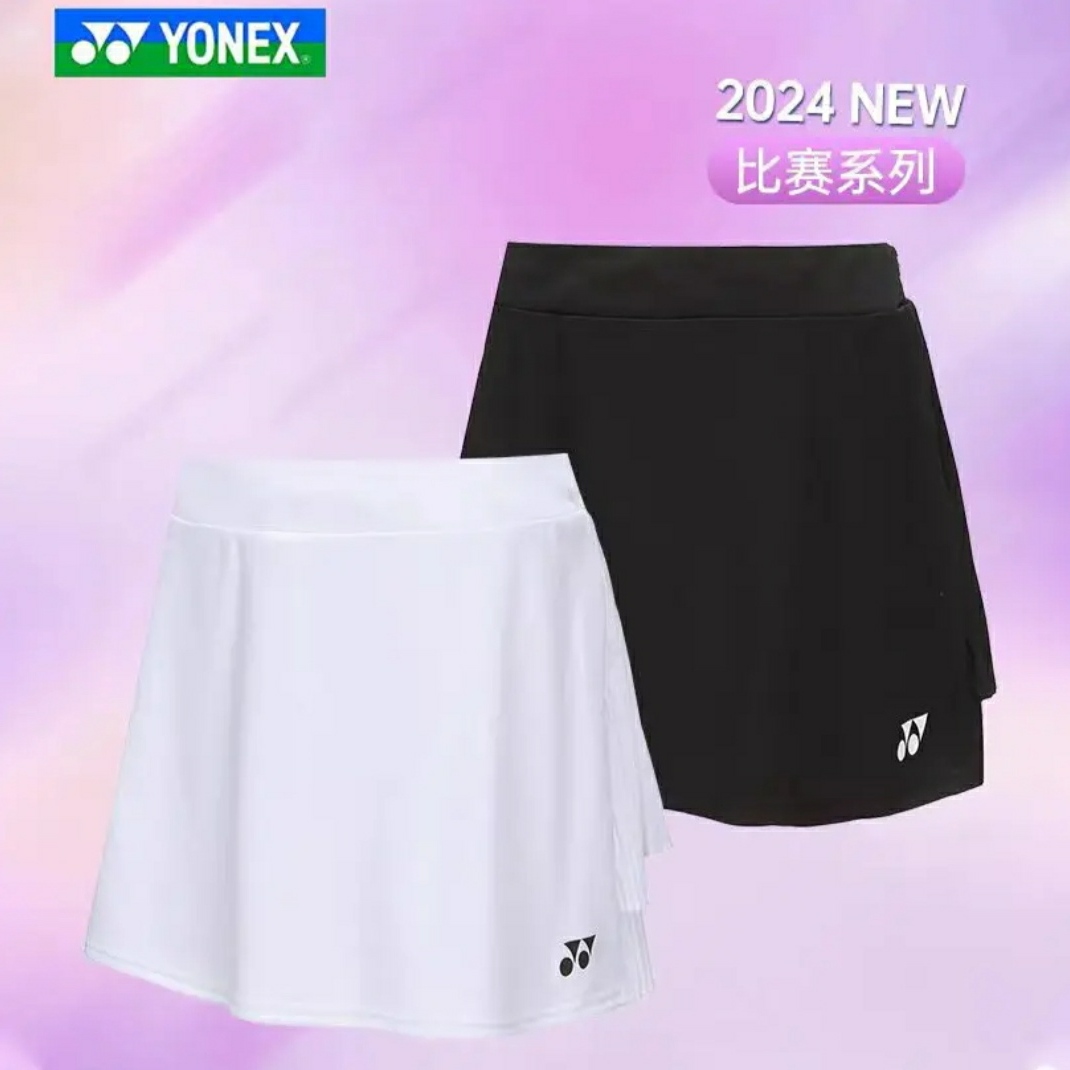 2024新款尤尼克斯YONEX羽毛球服速干女款yy运动短裙裤220094BCR