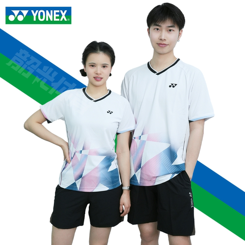 2025YONEX尤尼克斯羽毛球服男女吸湿速干yy运动短袖110095/210095