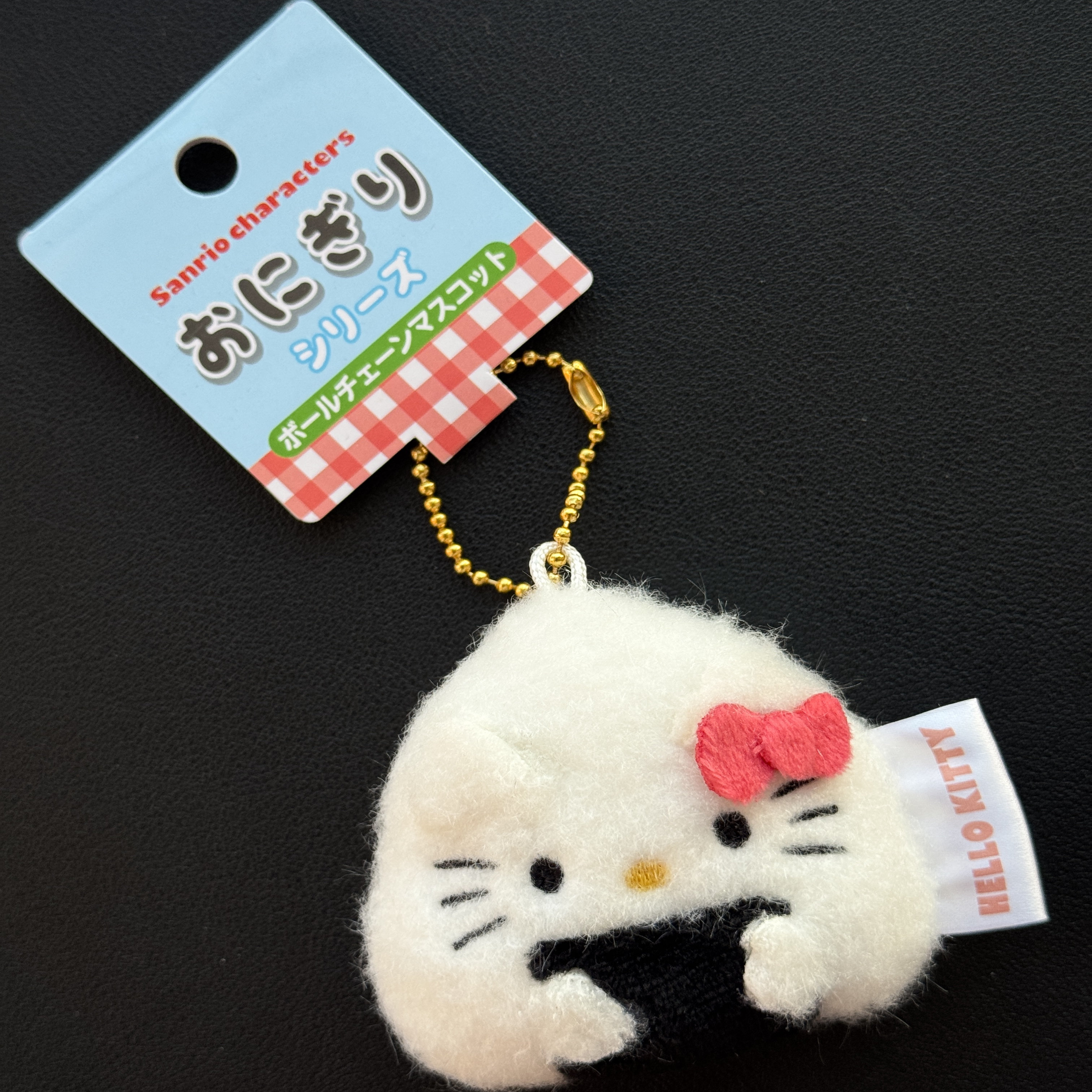 【现货秒发】日本正品三丽鸥hellokitty饭团寿司毛绒挂件