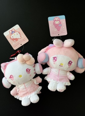 【现货秒发】日本正品hellokitty耳机天使系列毛绒挂件