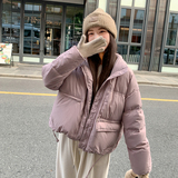 现货立领加厚羽绒服女新标90白鸭绒282-2311-P205-K315，女装羽绒服，浙宝282