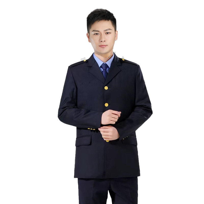 新款综合春装毛料西服应急执勤服六部门工作服交通西装