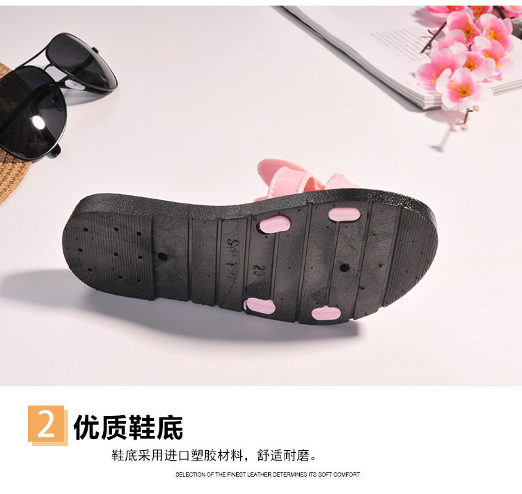 Pantoufles enfants en autre pour été - semelle plastique - Ref 986817 Image 4