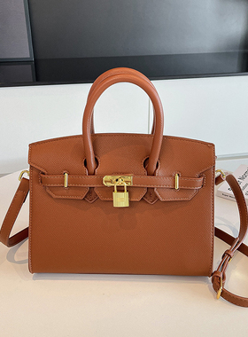 高级感洋气大容量包包女2025新款春夏季斜挎包时尚通勤手提铂金包