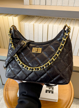 小众设计感百搭链条腋下包包女2024新款今年流行百搭单肩斜挎包潮