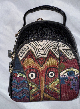 热销小清新斜跨包新款手工编织民族风斜挎包多层文艺学院风小挎包