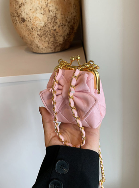 皮料蝴蝶结夹口女童时尚零钱包超美爆款宝宝外出小包包斜挎高级感