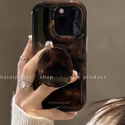 琥珀色大理石华为nova15手机壳