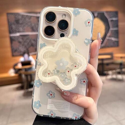 蓝色小蓝花华为nova16pro手机壳
