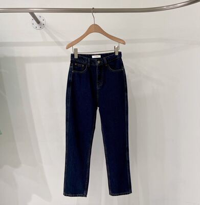 直筒牛仔裤女高腰牛仔裤