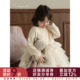幼悠女童2025冬季 保暖小女孩公主裙拜年服 盘扣网纱裙时尚 新款 中式