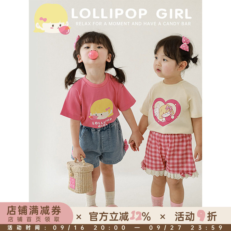 幼悠女童夏季休闲短袖图片