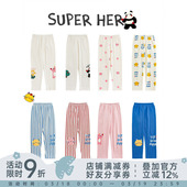 童趣可爱Q弹柔滑柔软亲肤休闲裤 幼悠 夏季 打底裤 女童卡通印花修身