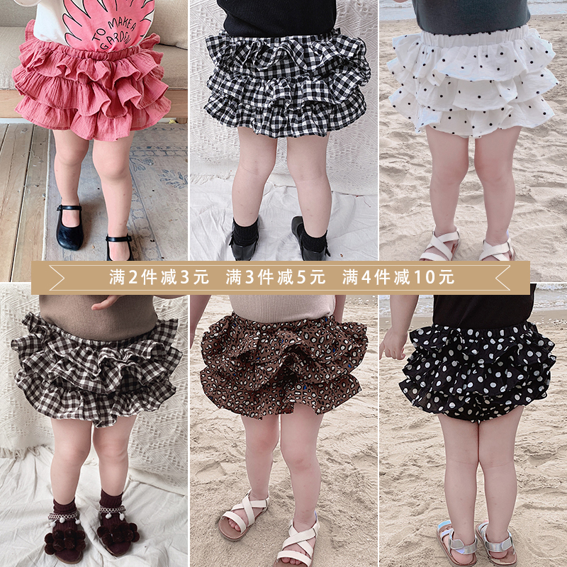 幼悠儿童短裙中小童棉麻婴幼儿