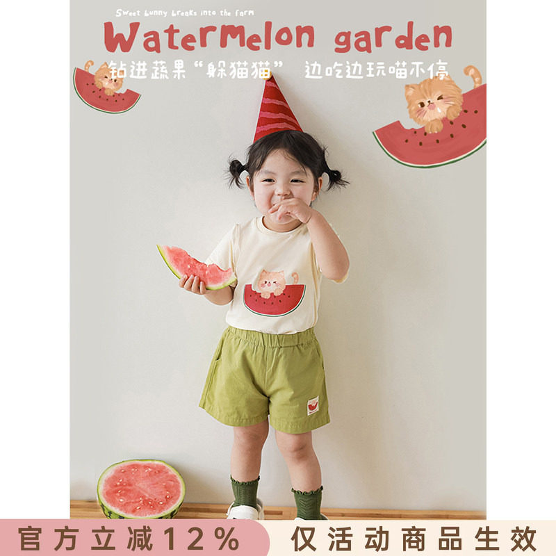 幼悠女童夏季绿色系列图片