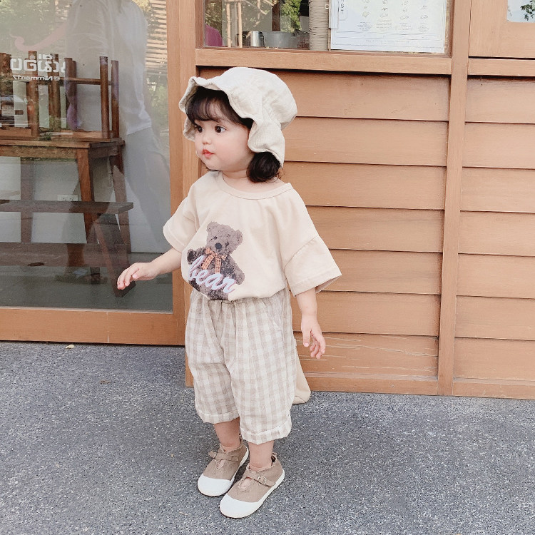 幼悠 童装儿童夏季2025新款男女童T恤婴幼儿洋气针织宝宝短袖上衣,童装/婴儿装/亲子装,T恤,淘宝优惠券,粉丝福利购,淘宝优惠卷