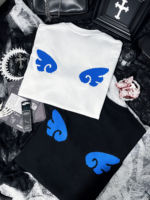 Summer Communication: Original pure cotton otaku Cutie subculture printed short-sleeved T-shirt, cute Japanese-style transparent moon thumbnail 5