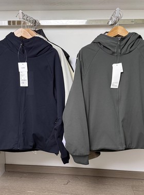 试衣间日系秋冬女装双面穿防风摇粒绒拉链连帽外套防水上衣479697