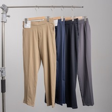 日系2025年男女速干高弹力窄口休闲九分裤运动裤超弹省心裤476606