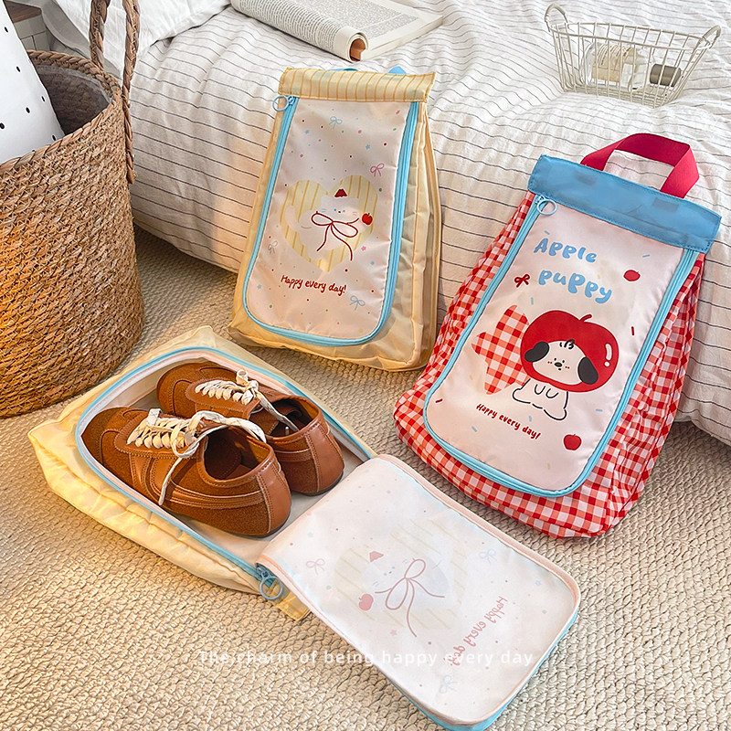 鞋子收纳袋可爱卡通旅游便携式鞋袋防尘防水旅行装鞋子行李箱鞋包,收纳整理,鞋罩/靴罩/鞋袋,淘宝优惠券,粉丝福利购,淘宝优惠卷