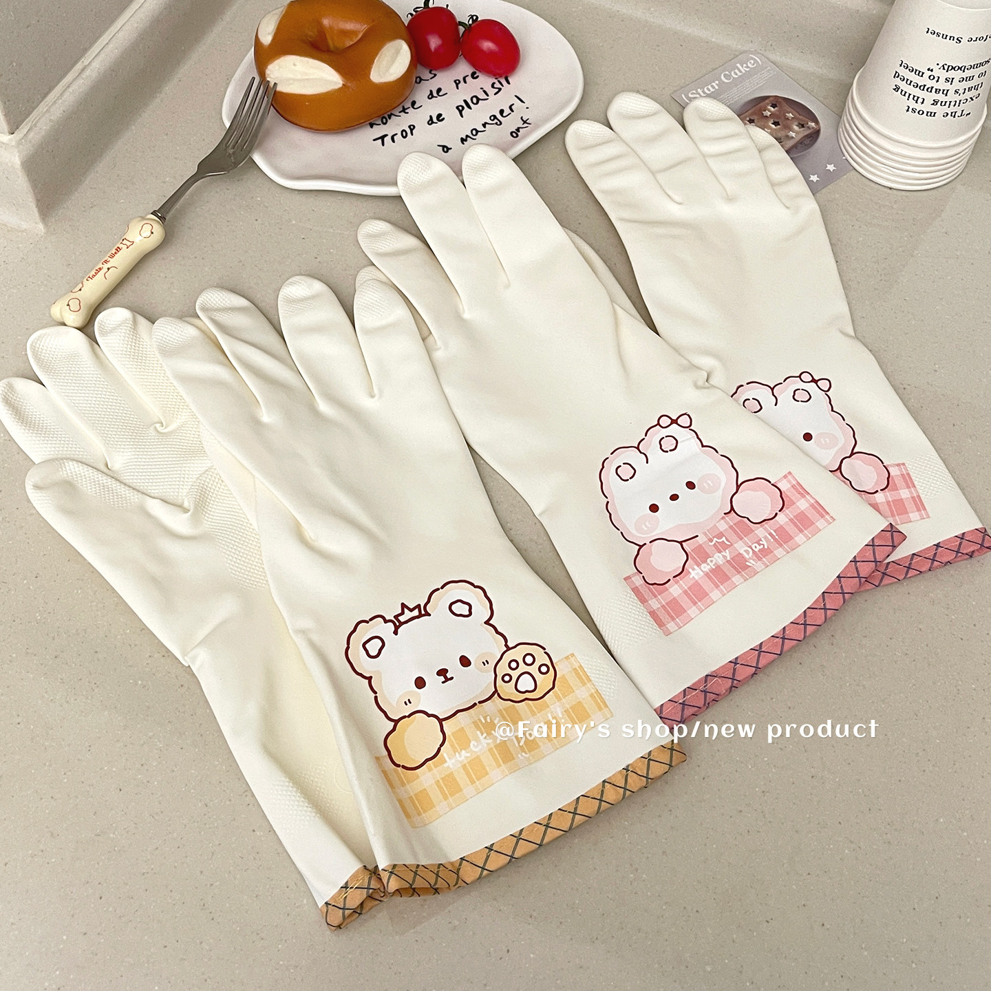 丁晴手套家务洗碗厨房清洁加厚一体绒干活洗衣服防水加厚防冻手女,家庭/个人清洁工具,常规家务手套,淘宝优惠券,粉丝福利购,淘宝优惠卷