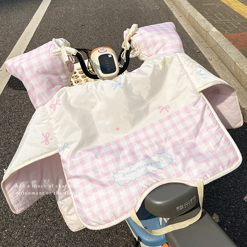 电动车挡风被冬季加绒加厚