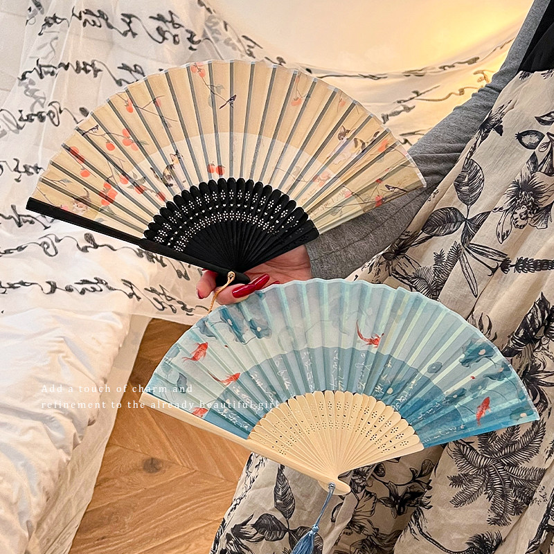 扇子国风新中式折扇夏天图片