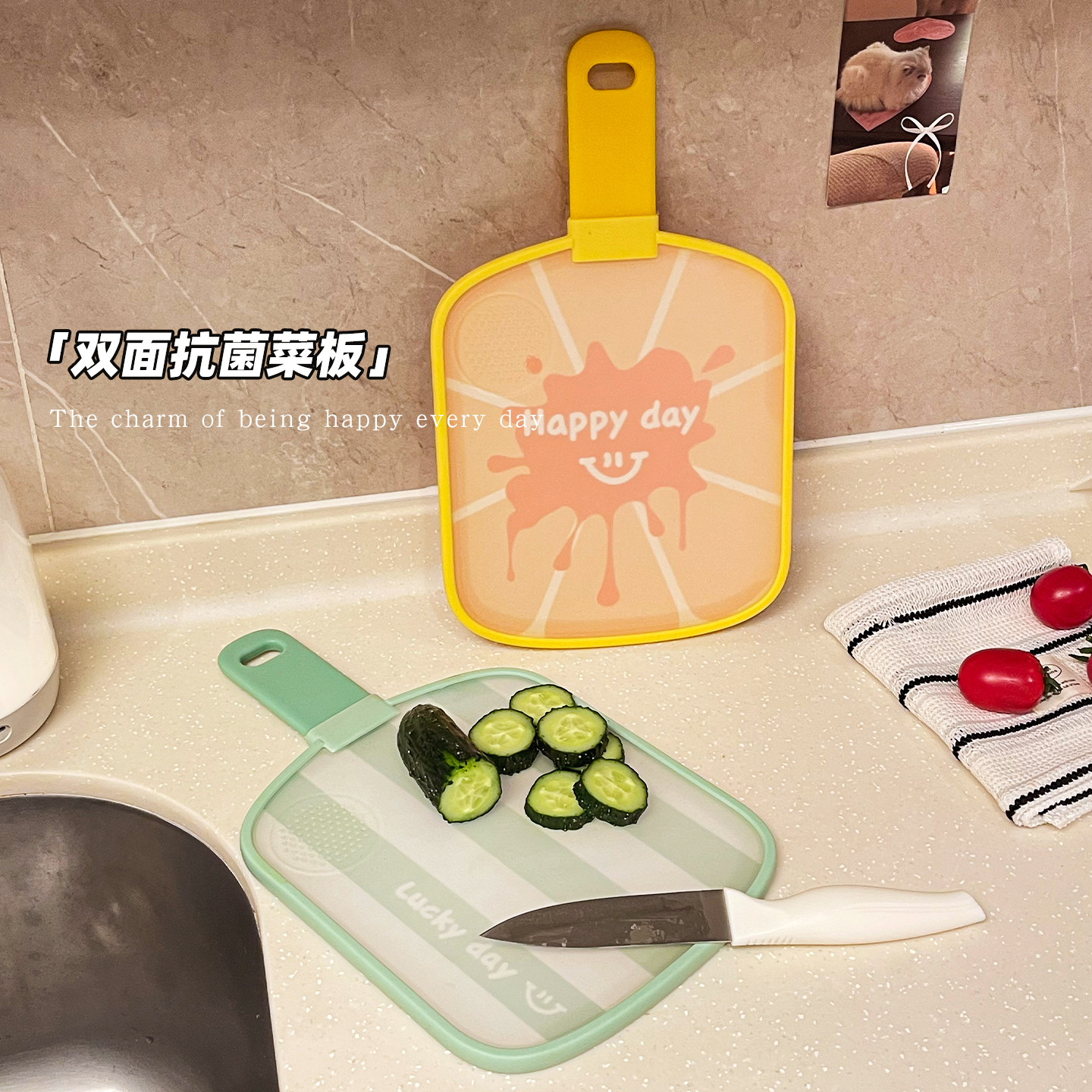 食品级家用双面砧板抗菌防霉切菜板儿童辅食专用案板新款小巧便携