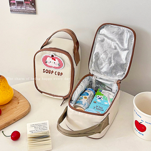 迷你早餐包小学生带饭手提便携铝箔保温袋大容量上班族小号便当包
