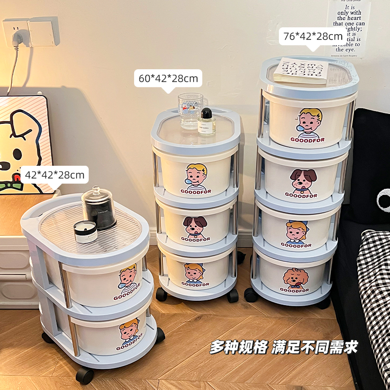 床头小推车置物架收纳架