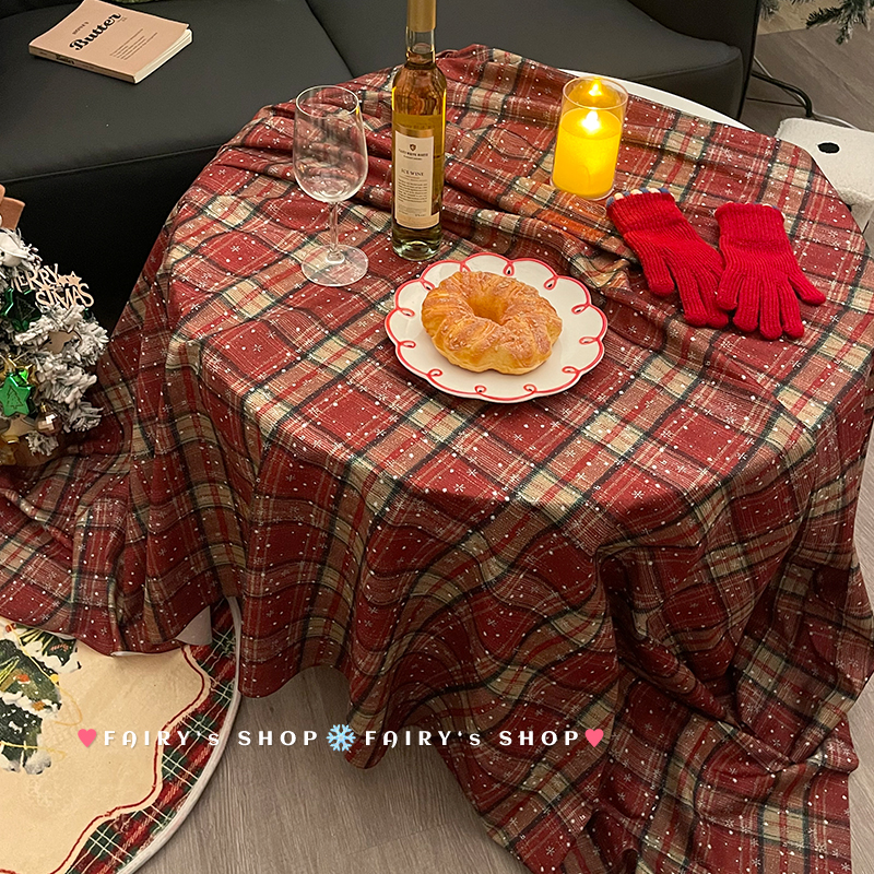 圣诞节桌布氛围感ins风