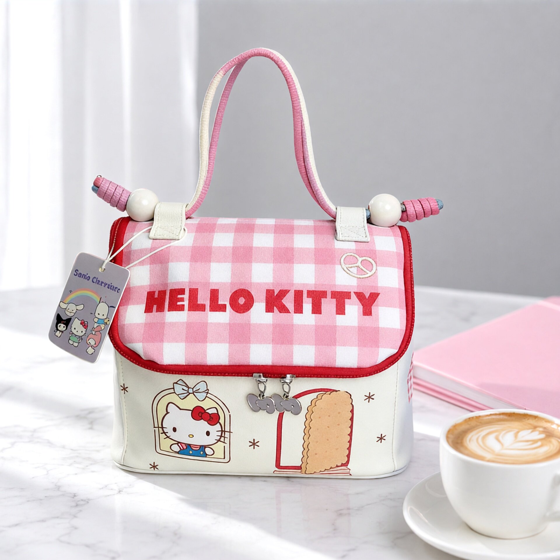 三丽鸥hellokitty饭盒袋便当手提袋子加厚户外上班族学生带饭午餐