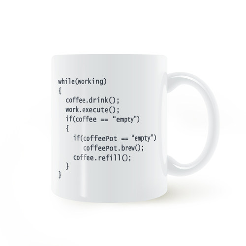 Coffee++ Program 程序员IT 陶瓷咖啡马克杯C+代码水杯子