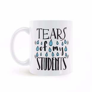 Tears of My Students mug我的学生的眼泪杯子马克杯陶瓷白色杯子