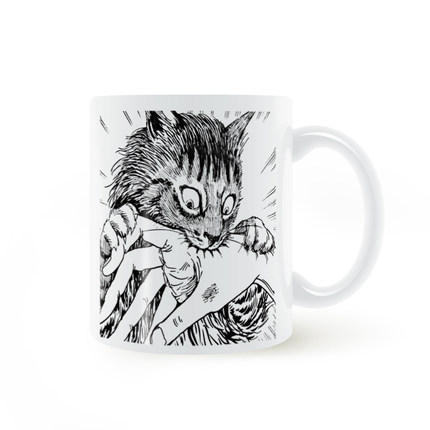 Junji Ito's Cat Diary 伊藤润二的猫日记 陶瓷马克杯咖啡杯子