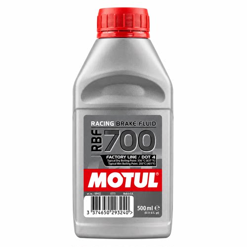 法国原装进口MOTUL摩特RBF700全合成DOT4 竞技赛道级刹车油 500ml