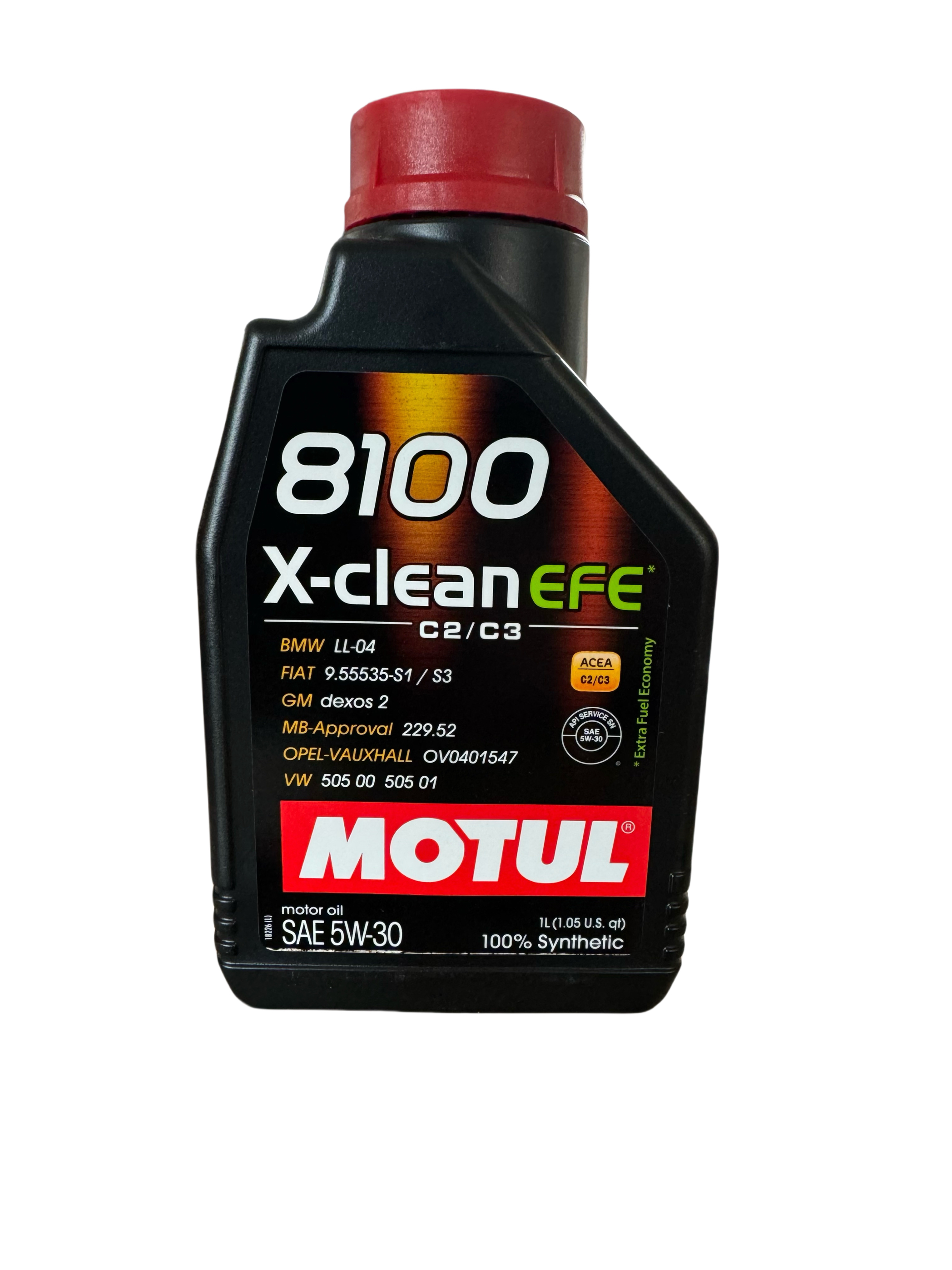 法国摩特8100 X-CLEAN EFE 5W-30 C2 C3 适用宝马别克奔驰大众1L