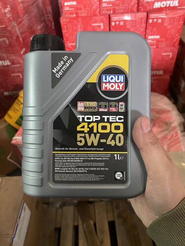 德国进口原装力魔4100顶技全合成机油5W-40C3国6柴汽通用SN 1L - 封面