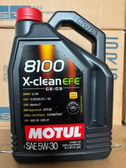 法国摩特8100 X-CLEAN EFE 5W-30 C2 C3 适用宝马别克奔驰大众5L