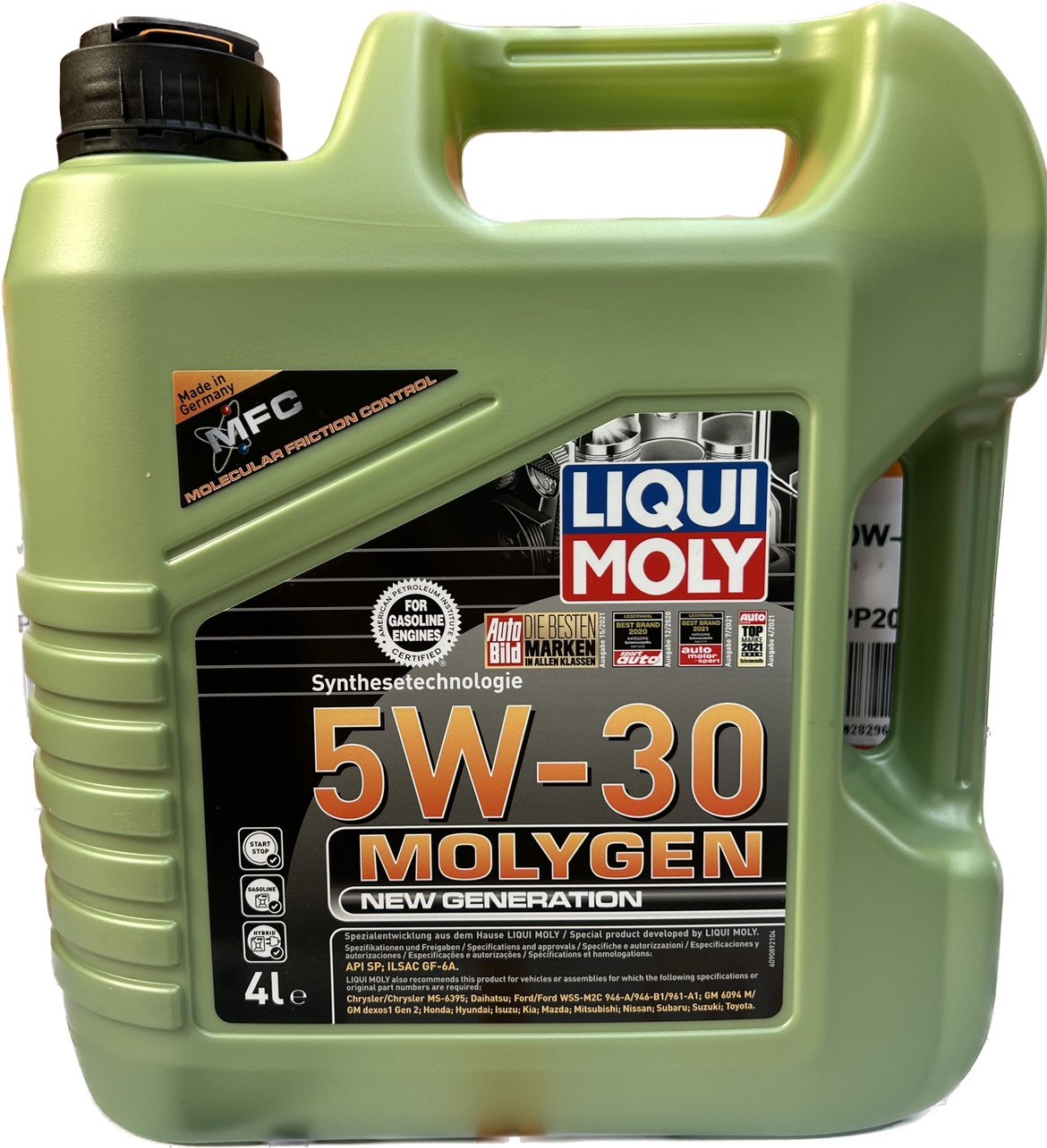 德国力魔原装进口魔法基因全合成机油长效润滑油SN5W-30 4L