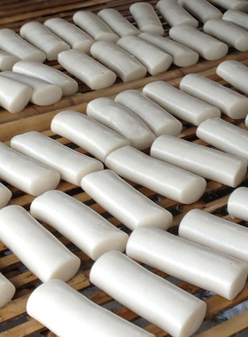 台州特产手工年糕农家非水磨手工白年糕散装真空浙江温岭年糕包邮