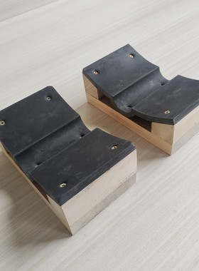 家用杠铃垫子举重保护缓冲减震防滚动健身垫高实木静音厚橡胶支撑