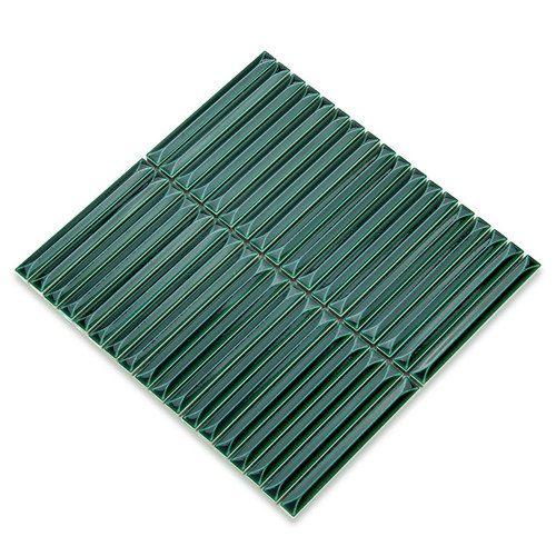 佳纷马赛克立体长条淋浴背景墙